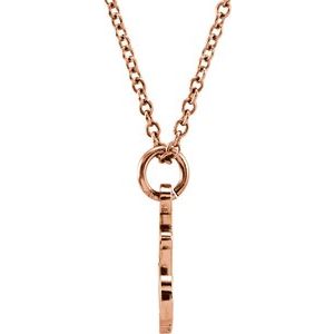 Tiny Posh® Petite Anchor Necklace