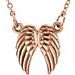 Tiny Posh® Angel Wings Necklace