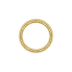 Milgrain Floral Flat Band