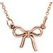 Tiny Posh® Knotted Bow Necklace
