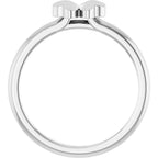 Four-Leaf Clover Stackable Ring