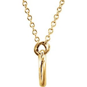 Tiny Posh® Double Heart Necklace