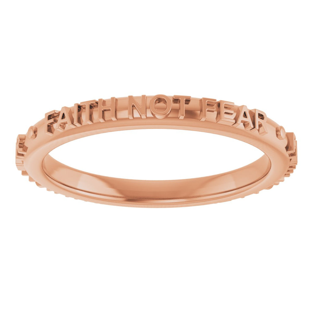 Faith Not Fear Ring