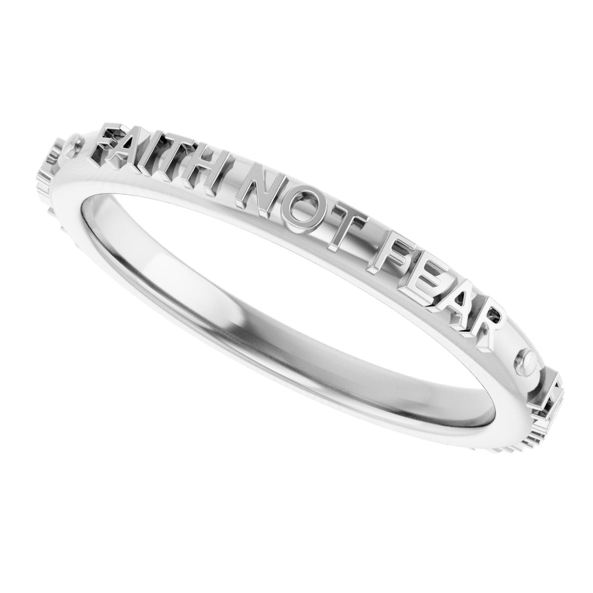 Faith Not Fear Ring
