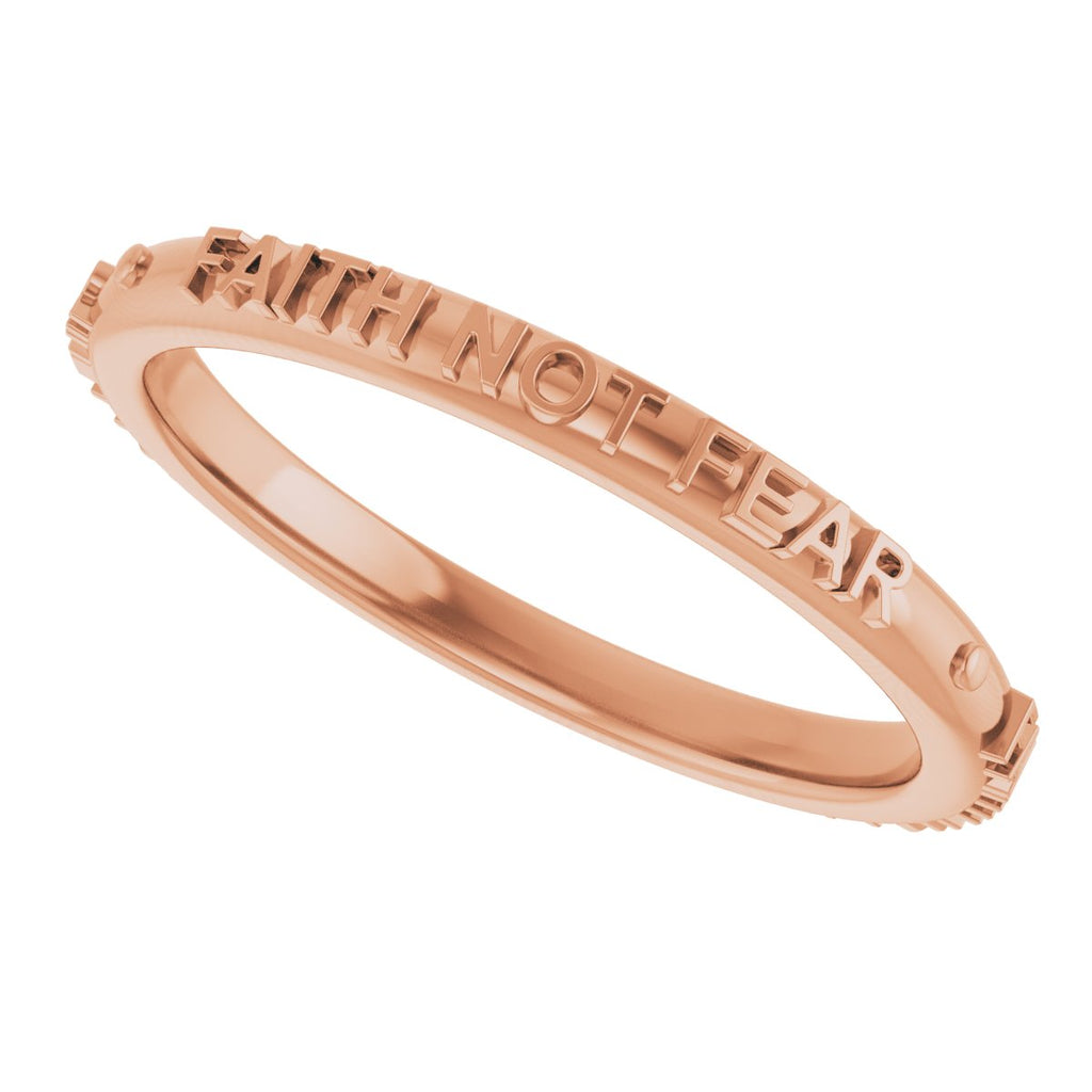 Faith Not Fear Ring