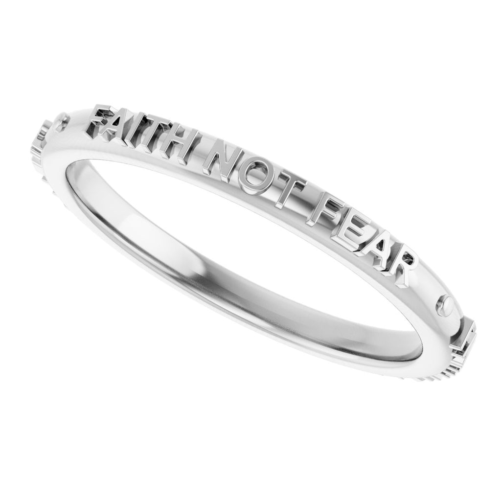 Faith Not Fear Ring