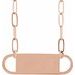 Engravable Bar Necklace