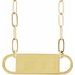 Engravable Bar Necklace