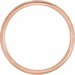 Milgrain Edge Comfort-Fit Flat Band with Satin Finish