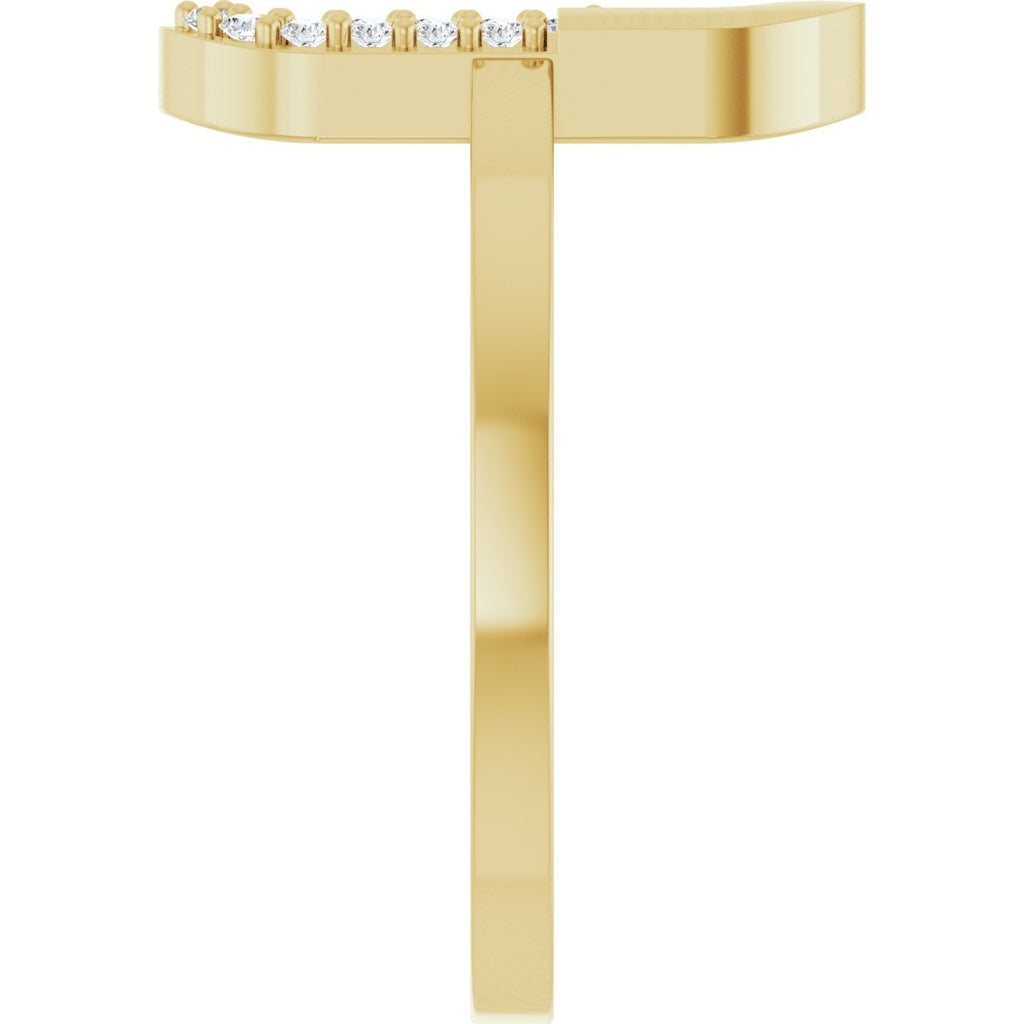 Accented Paperclip-Style Ring