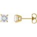 Solitaire Stud Earrings