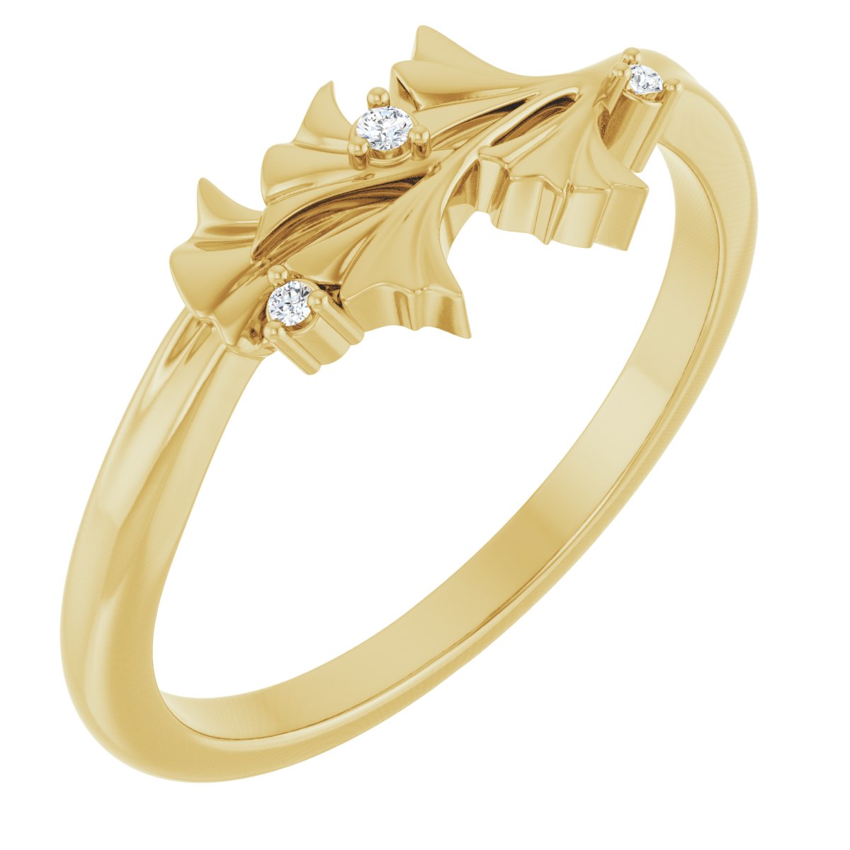 Accented Floral Ring