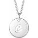 Script Initial Necklace or Pendant