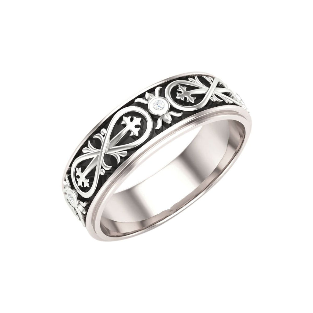 Sculptural Infinity-Inspired Band