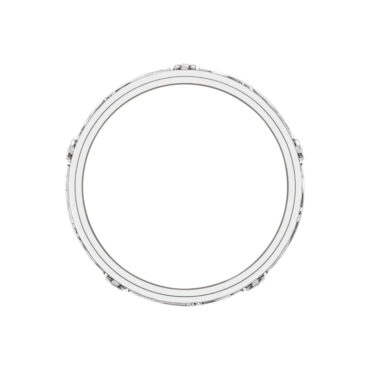 Sculptural Infinity-Inspired Band