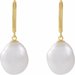 Pearl Hoop Earrings