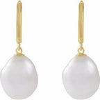 Pearl Hoop Earrings