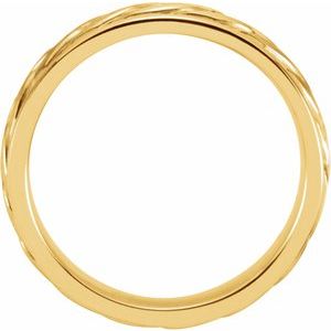 Hand-Woven Comfort-Fit Flat Band