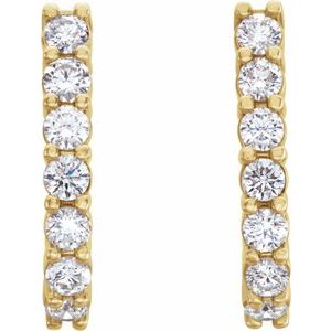 J-Hoop Earrings