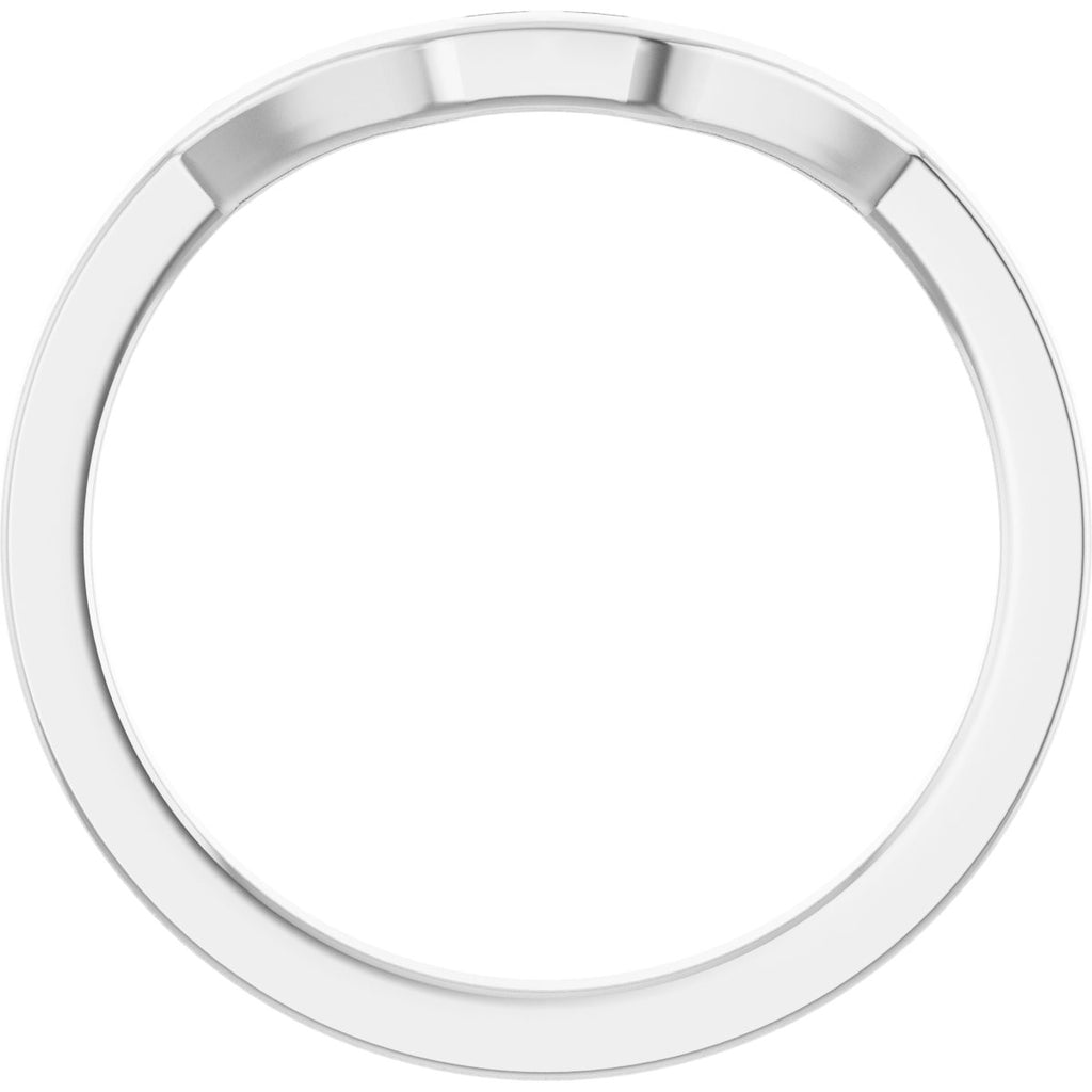 Half-Bezel Accented Engagement Ring or Band