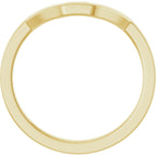 Half-Bezel Accented Engagement Ring or Band