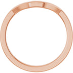 Half-Bezel Accented Engagement Ring or Band