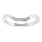Half-Bezel Accented Engagement Ring or Band