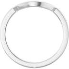 Half-Bezel Accented Engagement Ring or Band
