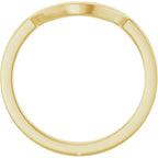 Half-Bezel Accented Engagement Ring or Band