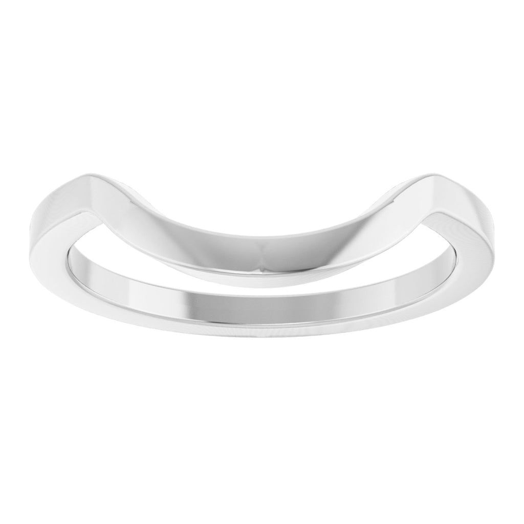 Half-Bezel Accented Engagement Ring or Band