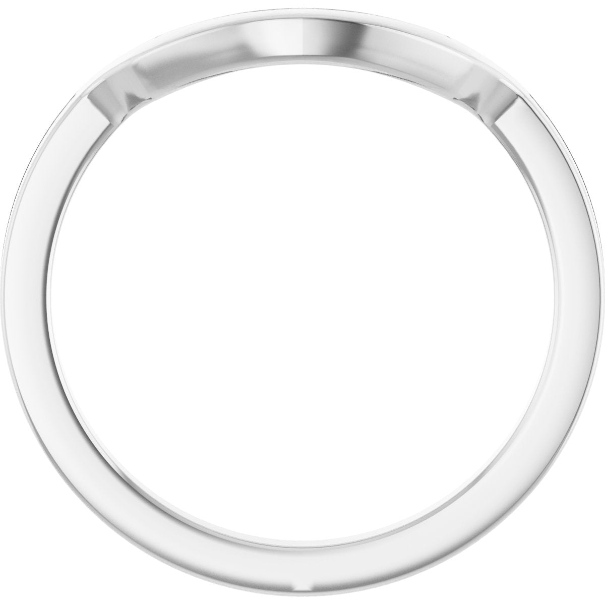 Half-Bezel Accented Engagement Ring or Band