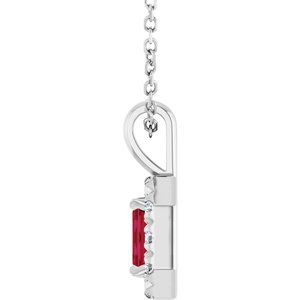 Halo-Style Necklace or Pendant