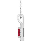 Halo-Style Necklace or Pendant