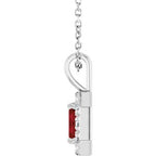 Halo-Style Necklace or Pendant