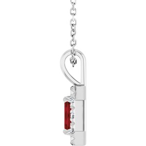 Halo-Style Necklace or Pendant