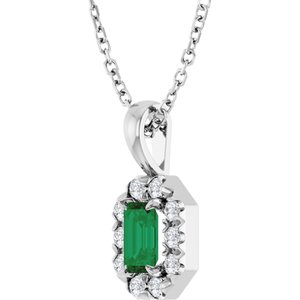 Halo-Style Necklace or Pendant