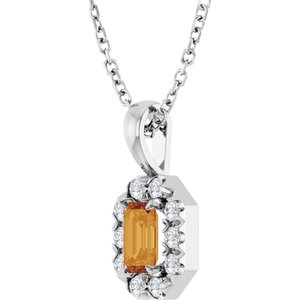 Halo-Style Necklace or Pendant