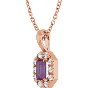Halo-Style Necklace or Pendant