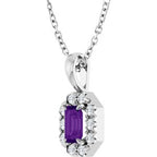 Halo-Style Necklace or Pendant