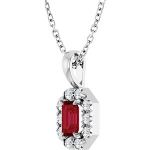 Halo-Style Necklace or Pendant