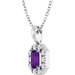 Halo-Style Necklace or Pendant