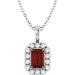 Halo-Style Necklace or Pendant