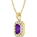 Halo-Style Necklace or Pendant