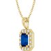Halo-Style Necklace or Pendant