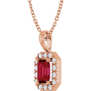 Halo-Style Necklace or Pendant