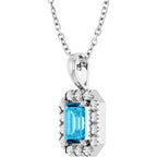 Halo-Style Necklace or Pendant