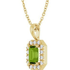 Halo-Style Necklace or Pendant