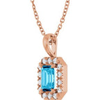 Halo-Style Necklace or Pendant
