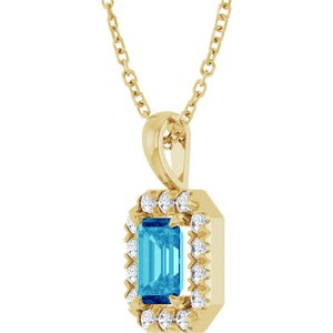 Halo-Style Necklace or Pendant