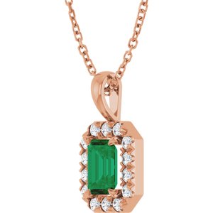 Halo-Style Necklace or Pendant